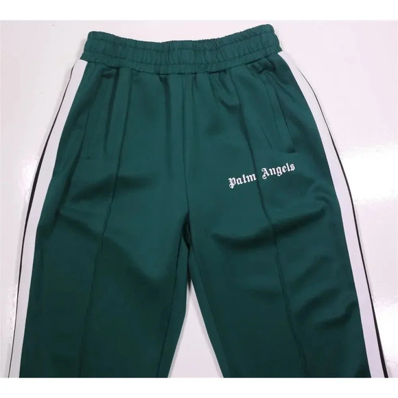 Palm Angels Green Track Pants *Missing Drawstring* Men's Large - Picture 3 of 10